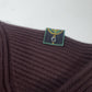Stone Island Ribbed Green Edge Crew Neck Jumper – Brown