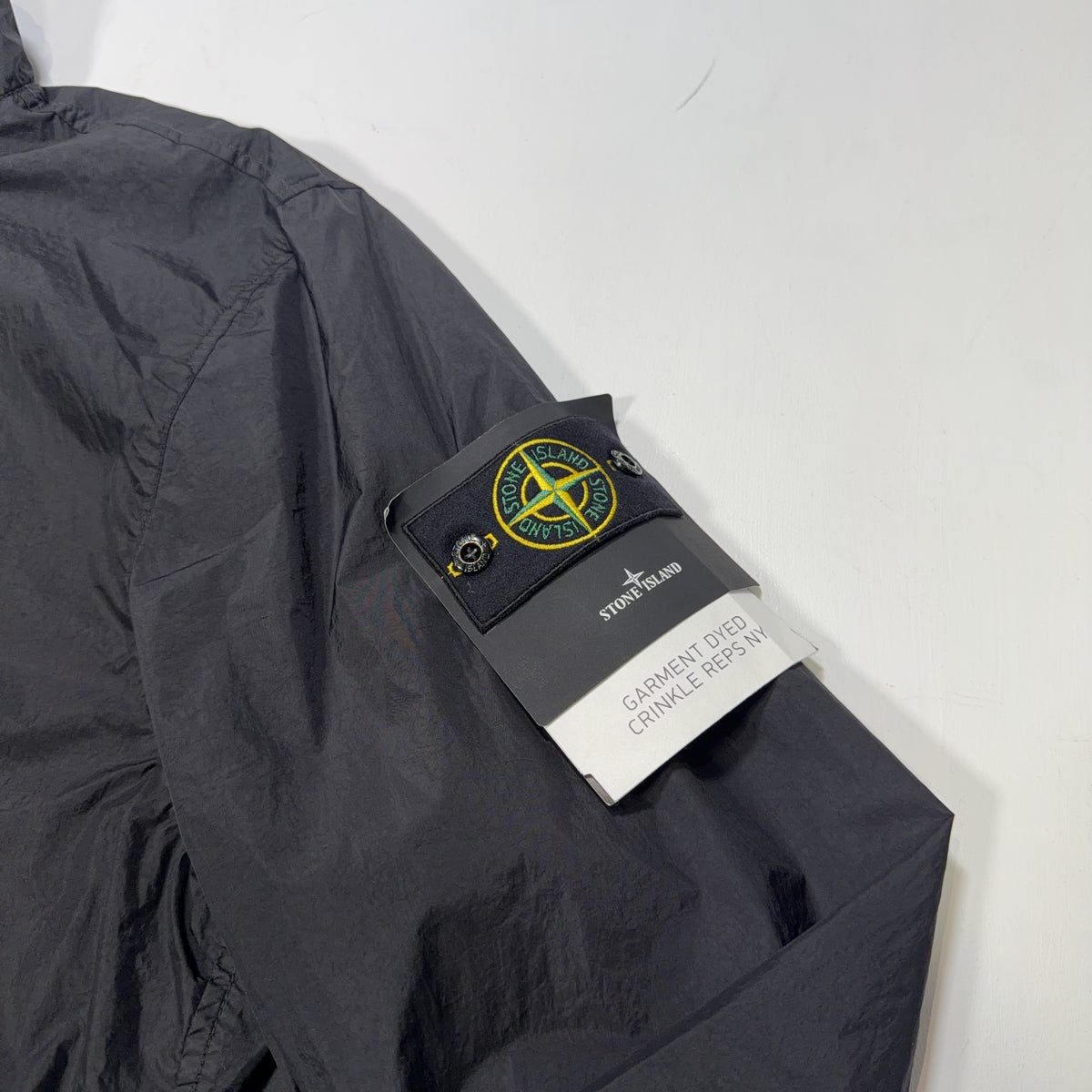 Stone Island Garment Dyed Crinkle Reps NY Jacket – Black