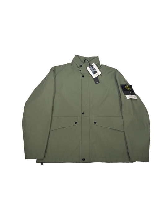 Stone Island Light Soft Shell-R Jacket – Green