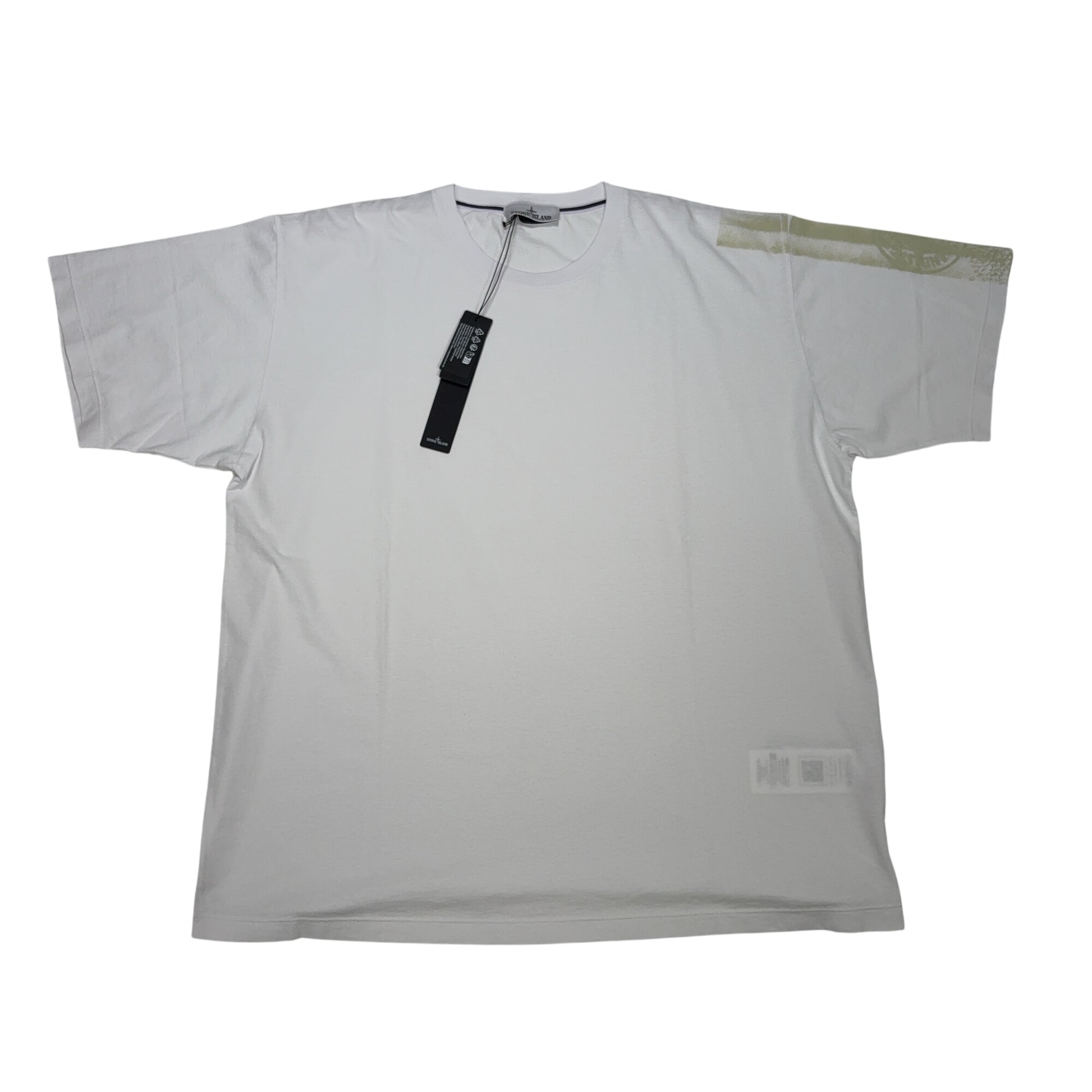 Stone Island Shoulder Logo White T-shirt
