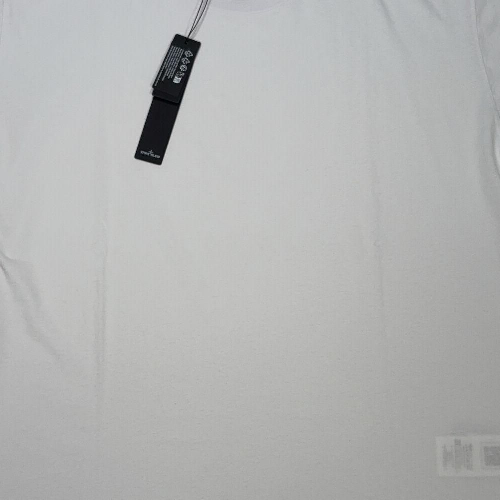 Stone Island Shoulder Logo White T-shirt