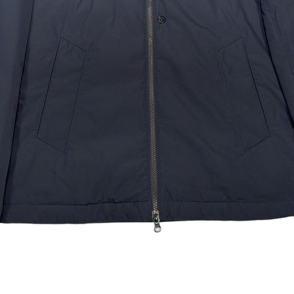 Stone Island Micro Twill Hooded Jacket – Navy