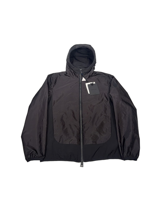 Moncler Lightweight Hooded Zip Jacket – Black