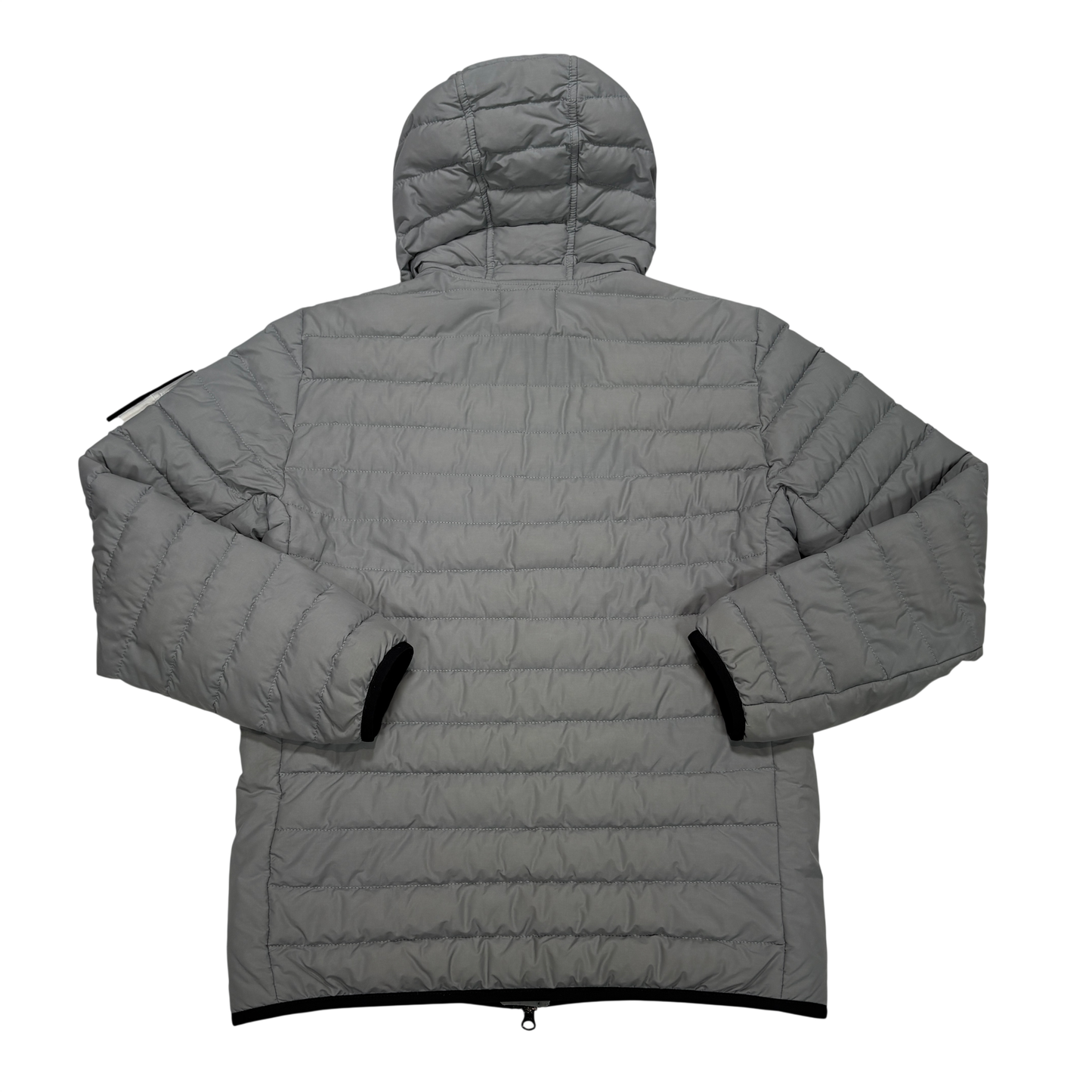 Stone Island Grey 0-Cotton / R-Nylon Tela Puffer Jacket