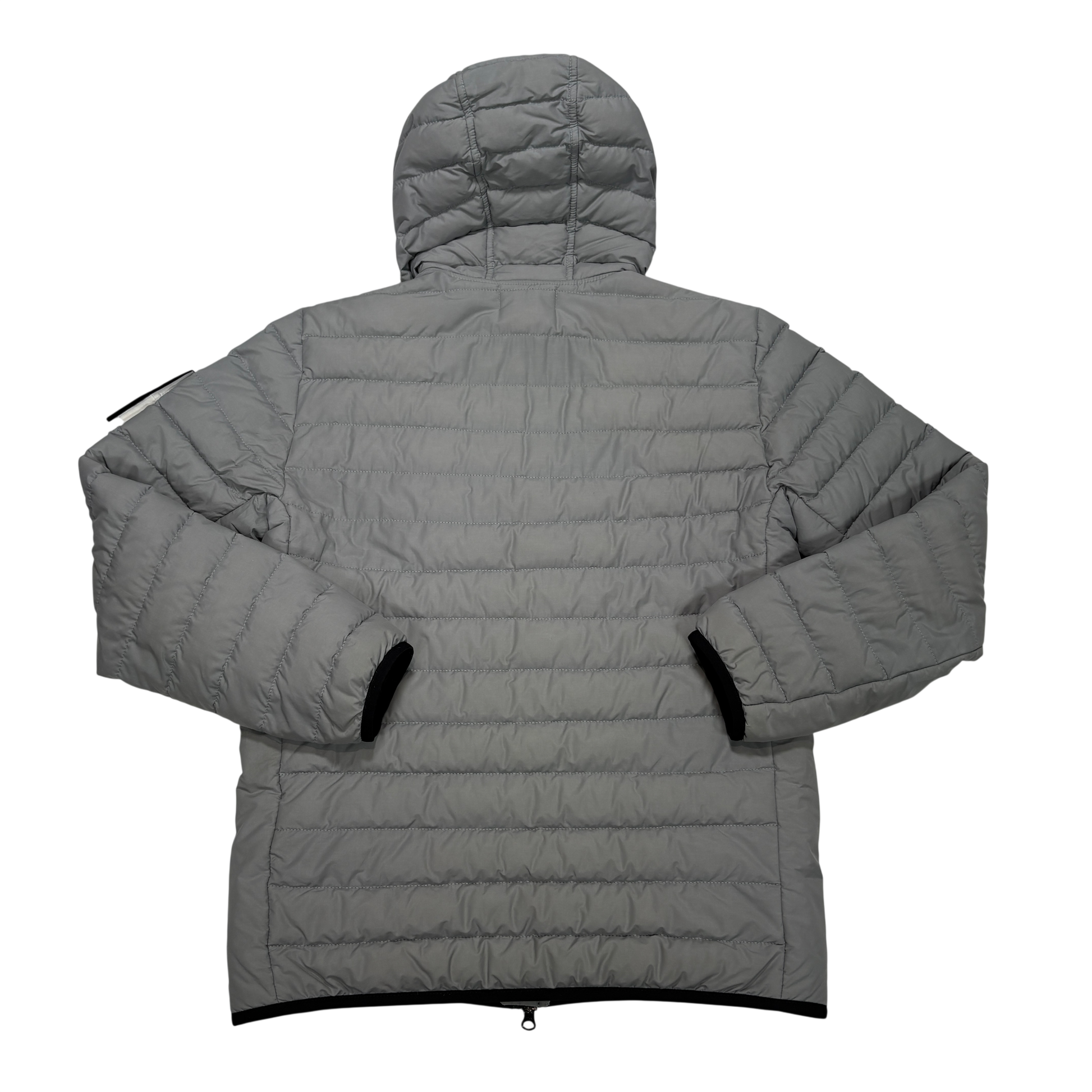 Stone Island Grey 0-Cotton / R-Nylon Tela Puffer Jacket