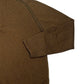 CP Company Quarter-Zip Ribbed Jumper – Brown