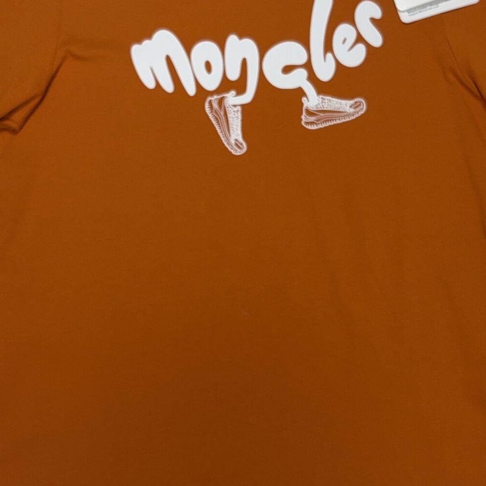 Moncler Front Graphic Orange T-shirt