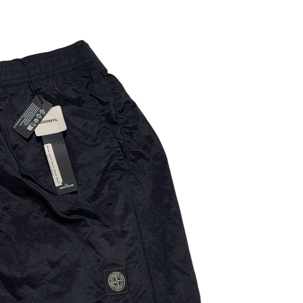 Stone Island Nylon Swim Black Shorts