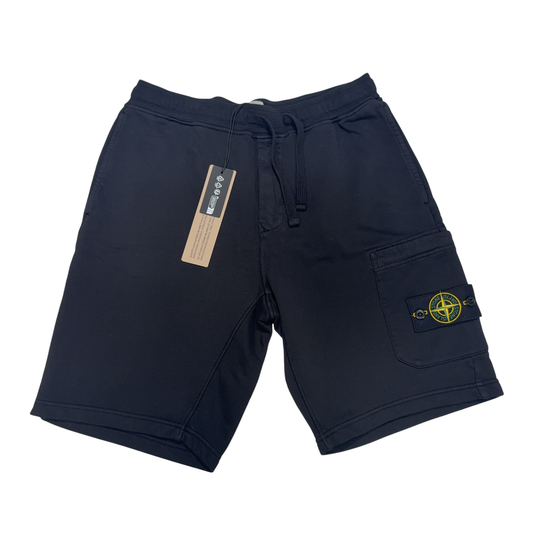 Stone Island Jogger Black Shorts