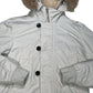 Stone Island Fur-Trim With Fur Lining Hooded Parka – Grey