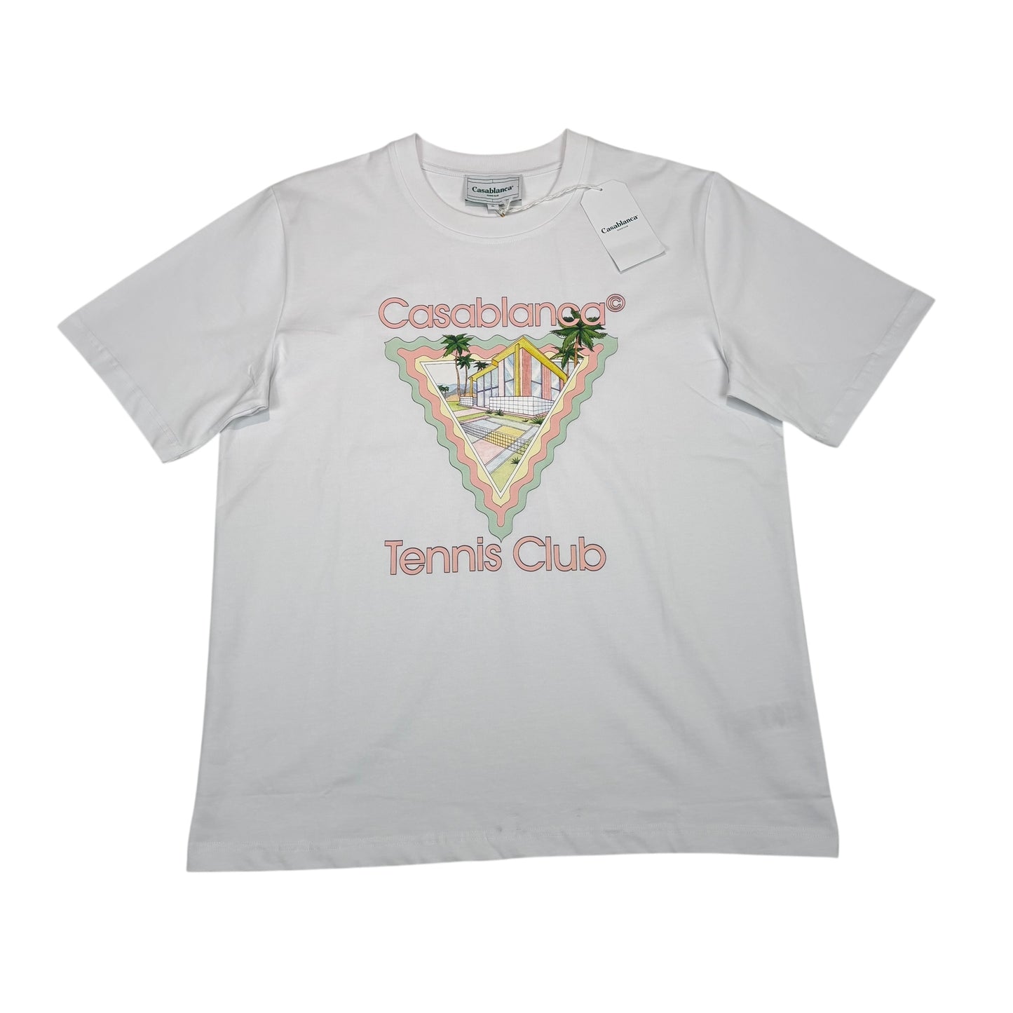 Casa Blanca White Maison De Reve Printed Tshirt