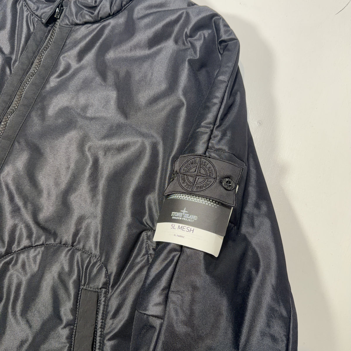 Stone Island Shadow Project 5L Mesh Jacket – Black