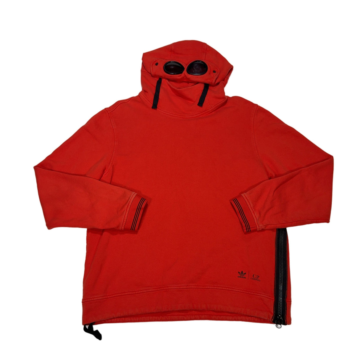 adidas x CP Company Goggle Hoodie – Red
