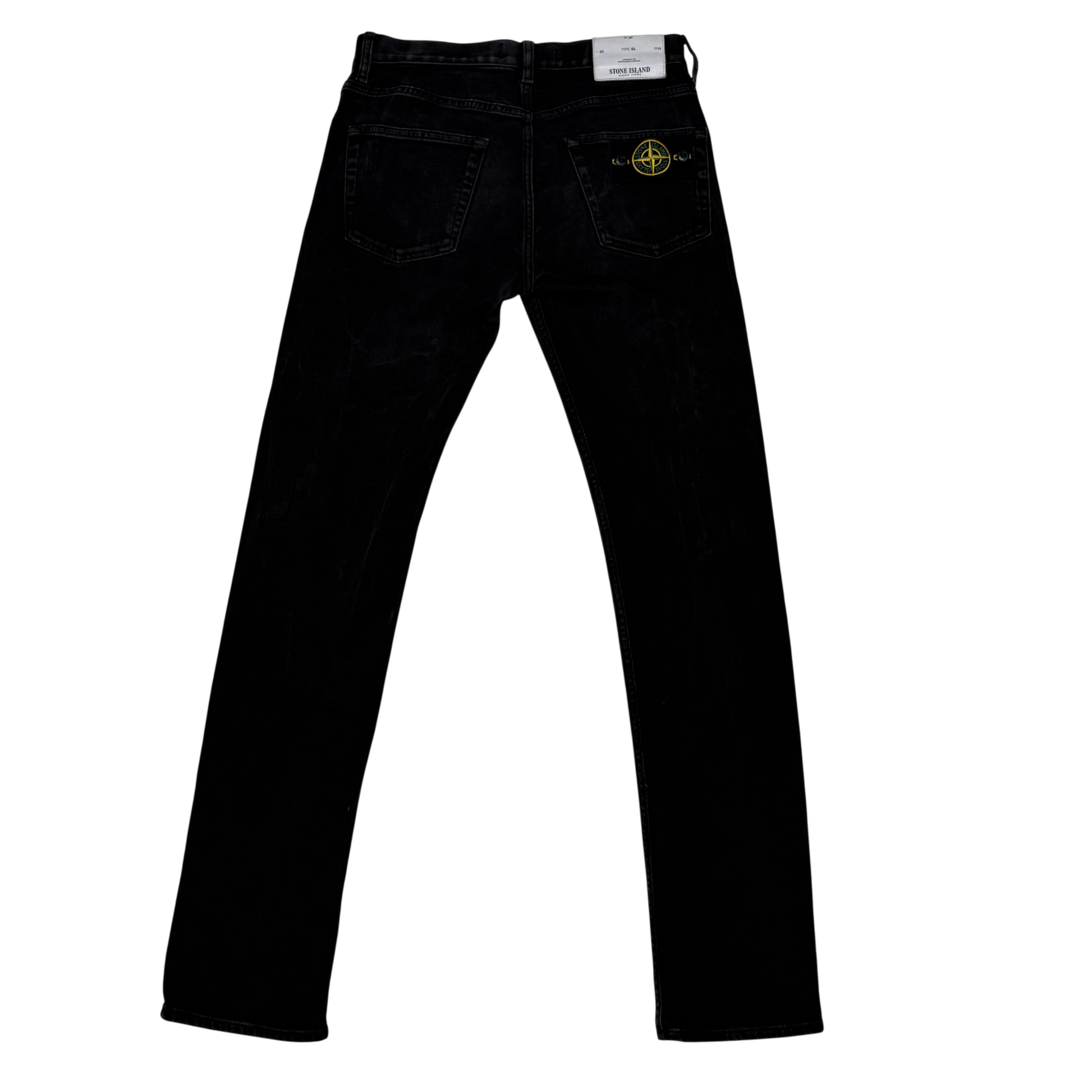 Stone Island Compass badge Jeans Black Trousers