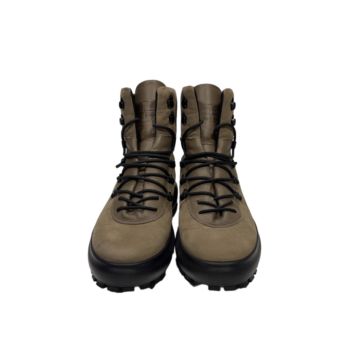 Stone Island Lace-Up Hiking Boots – Brown