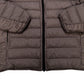 Stone Island Loom Woven Chambers With Hood Brown Coat