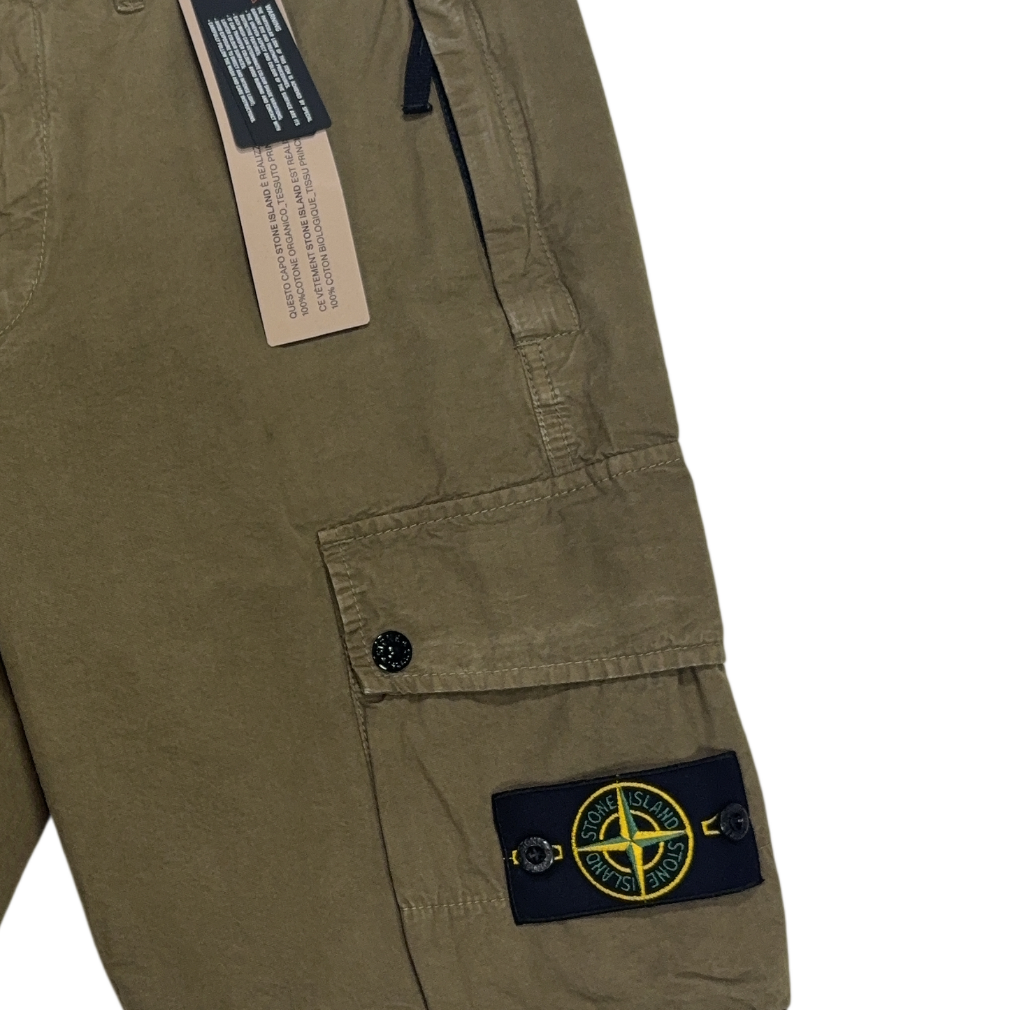 Stone Island Cargo Green Shorts