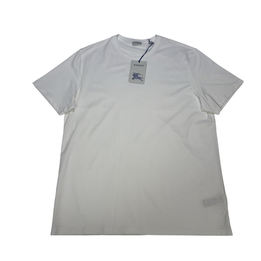 Burberry Embroidered Logo White T-shirt