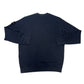 Stone Island Crew Neck Sweatshirt with Side Snaps – Navy