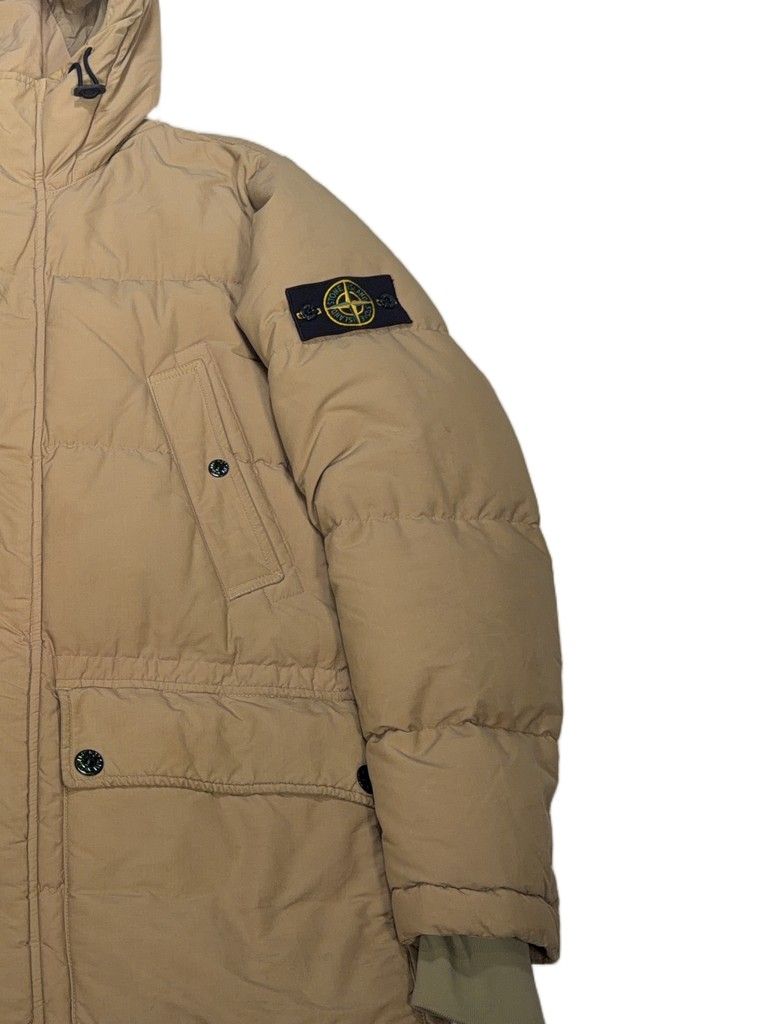 Stone Island Hooded Puffer Parka – Brown