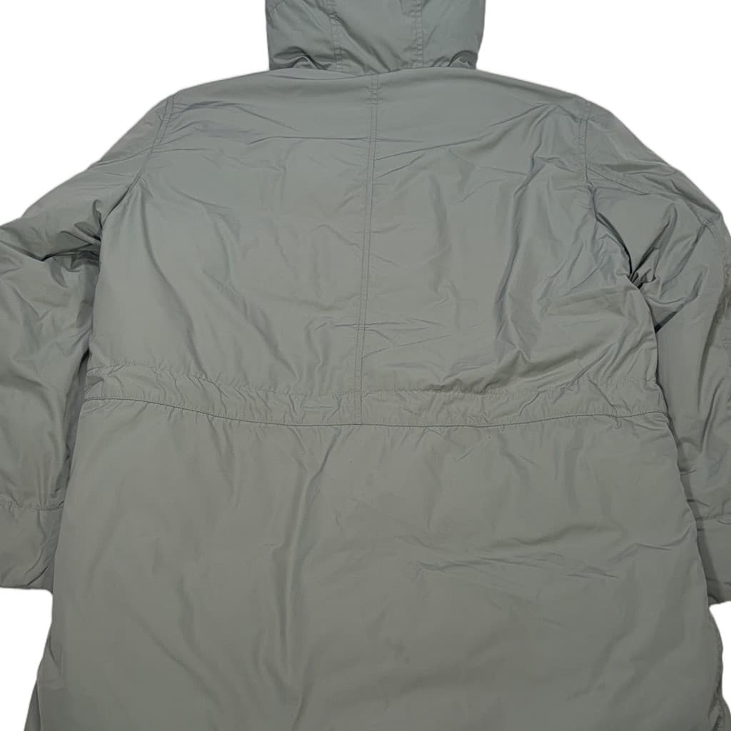 Stone Island Micro Twill Down Hooded Coat – Green