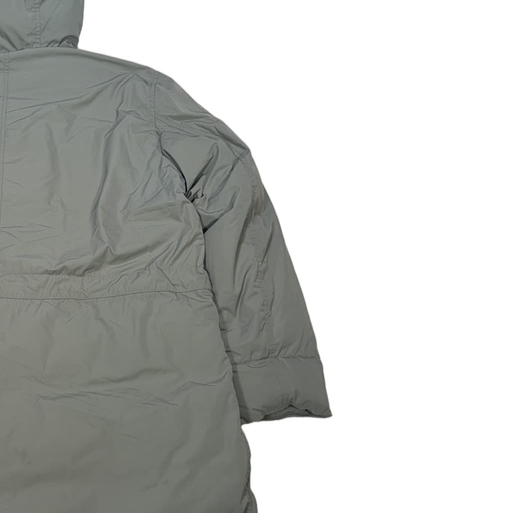 Stone Island Micro Twill Down Hooded Coat – Green
