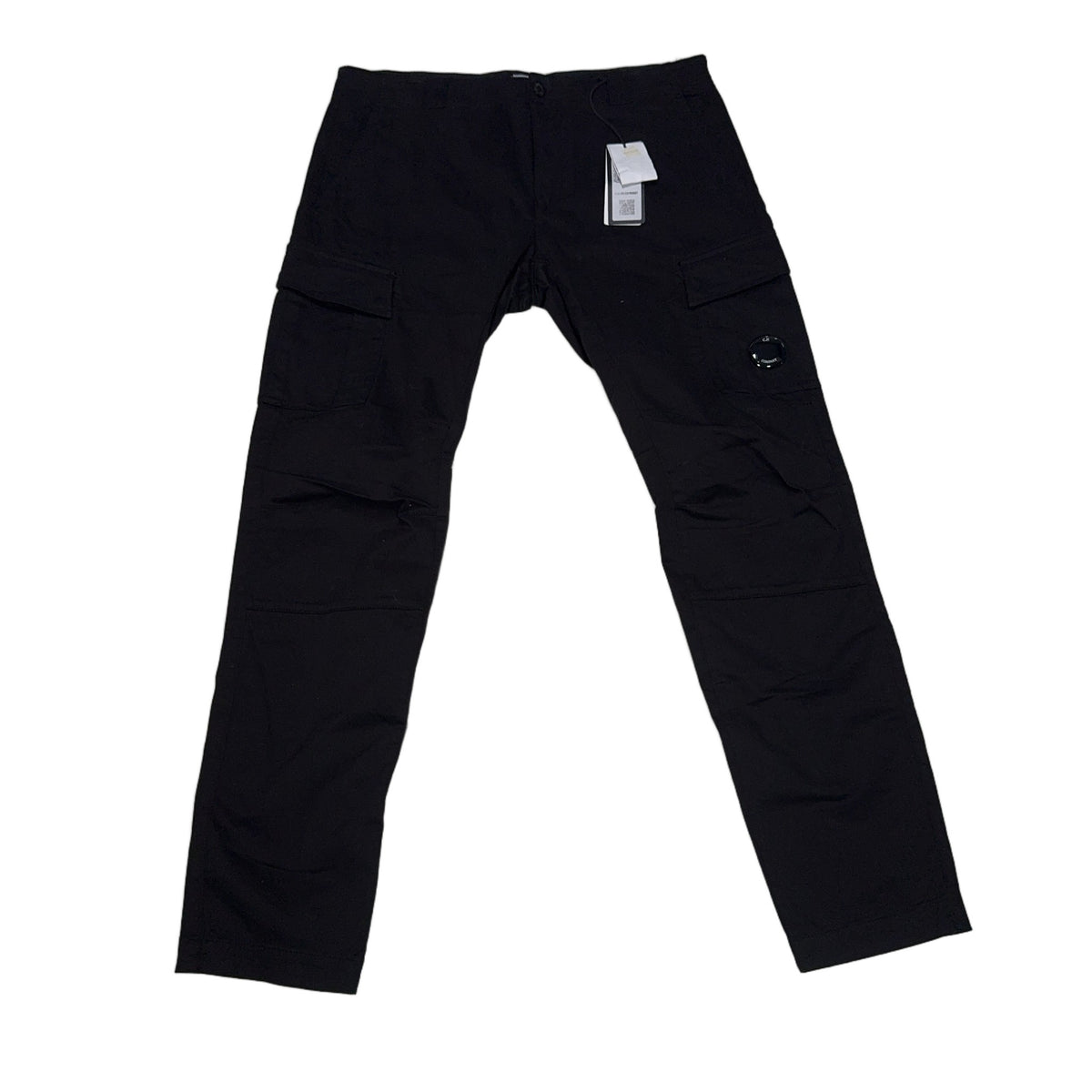 Cp Company Black Pocket Lens Cargos