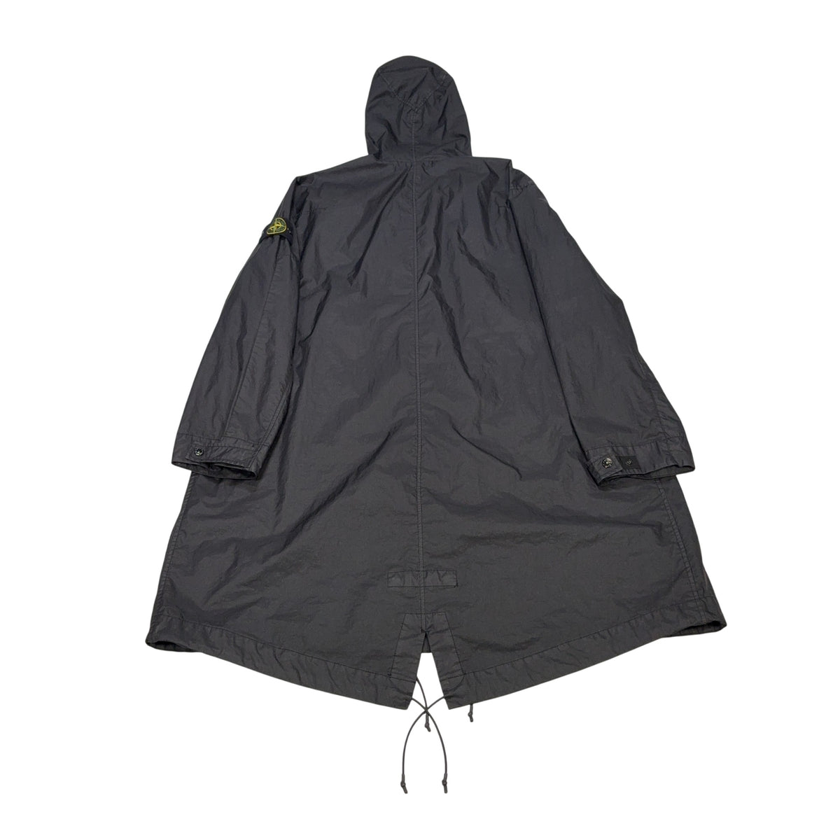 Stone Island Long Line Light Weight Black Jacket
