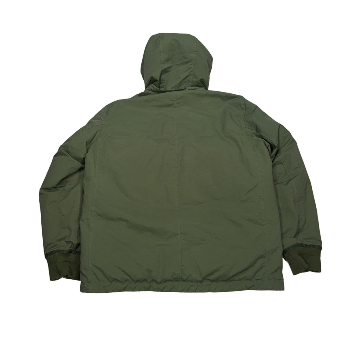 Stone Island Opaque Nylon Twill Down-TC Hooded Jacket – Olive Green