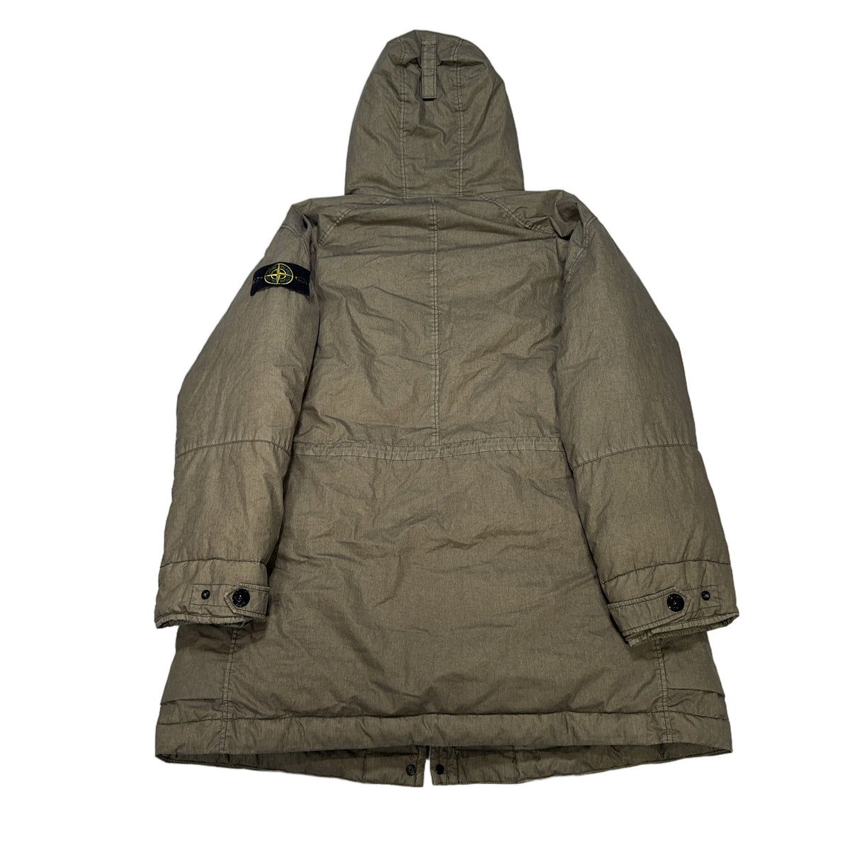 Stone Island 50 Fili Resinata Green Coat