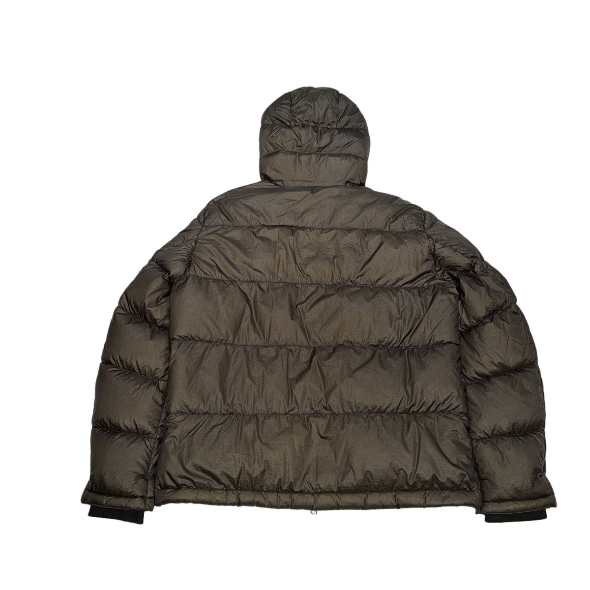 Stone Island Garment Dyed Down 26 GR X SQM N Hooded Jacket – Brown