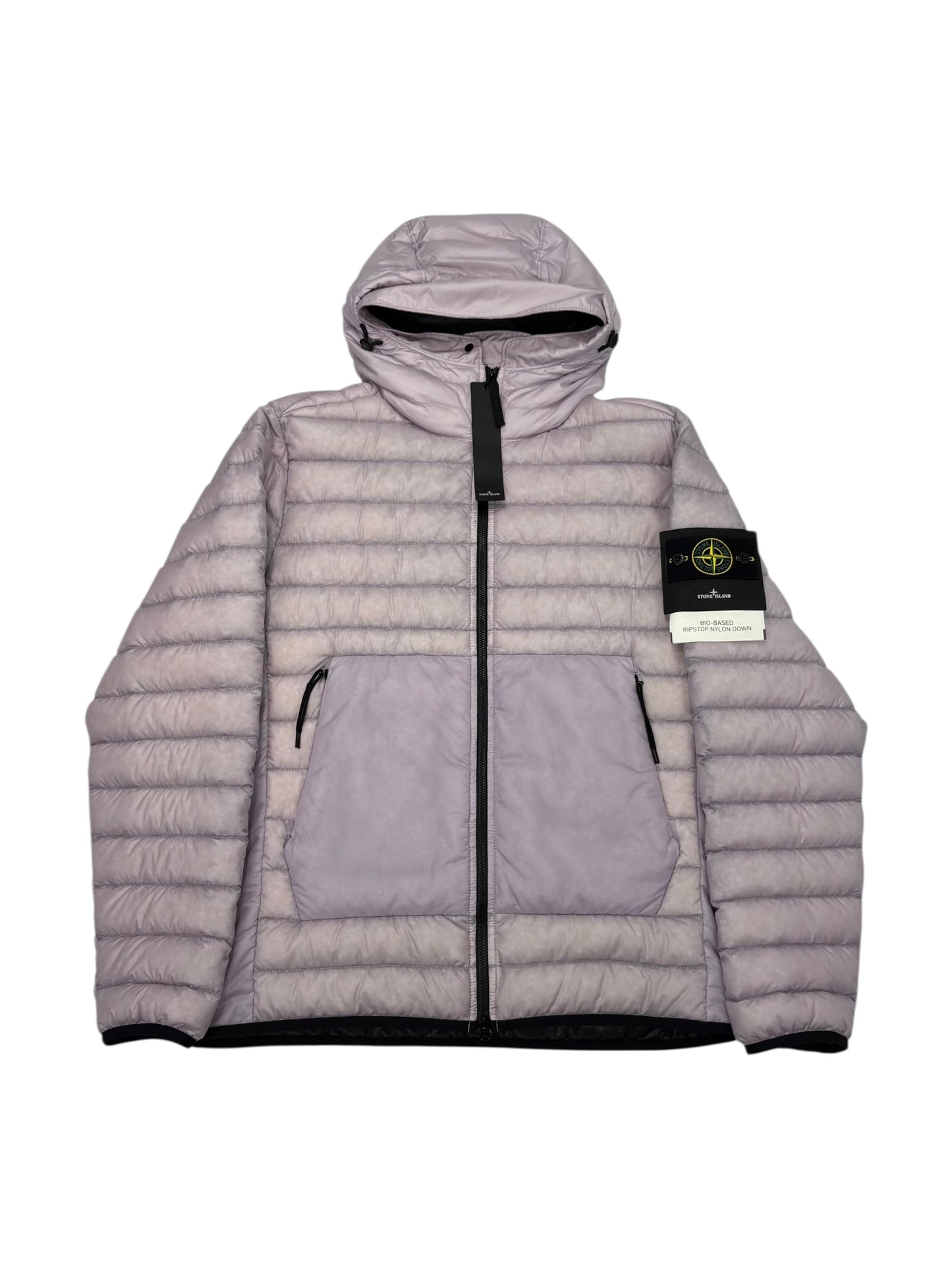Stone Island Lavender Bio-Based Ripstop Nylon Down