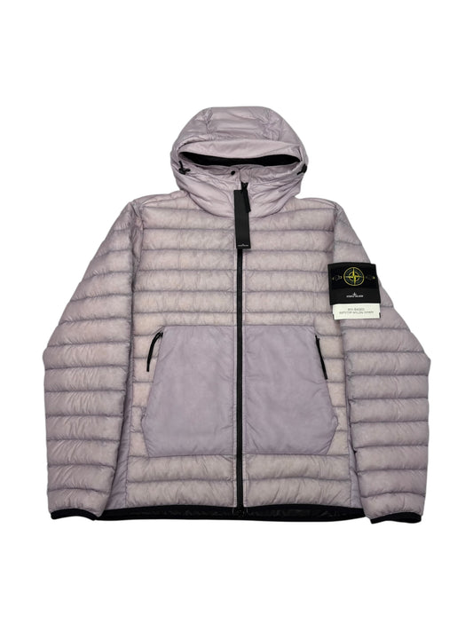 Stone Island Lavender Bio-Based Ripstop Nylon Down