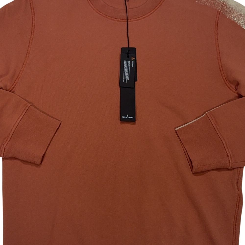 Stone Island Shoulder Graphic Brown Jumper