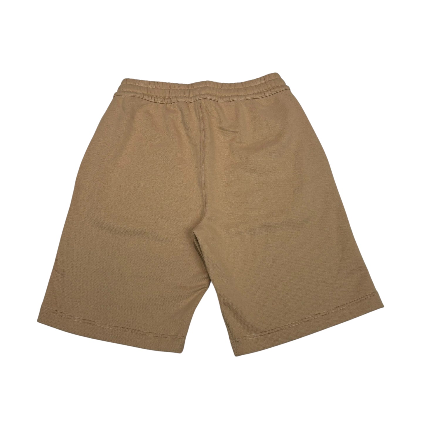 Burberry Beige Logo Embroidery Cotton Shorts