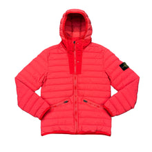 Load image into Gallery viewer, Stone Island Red Loom Woven Down Chambers Stretch Nylon-TC Jacket
