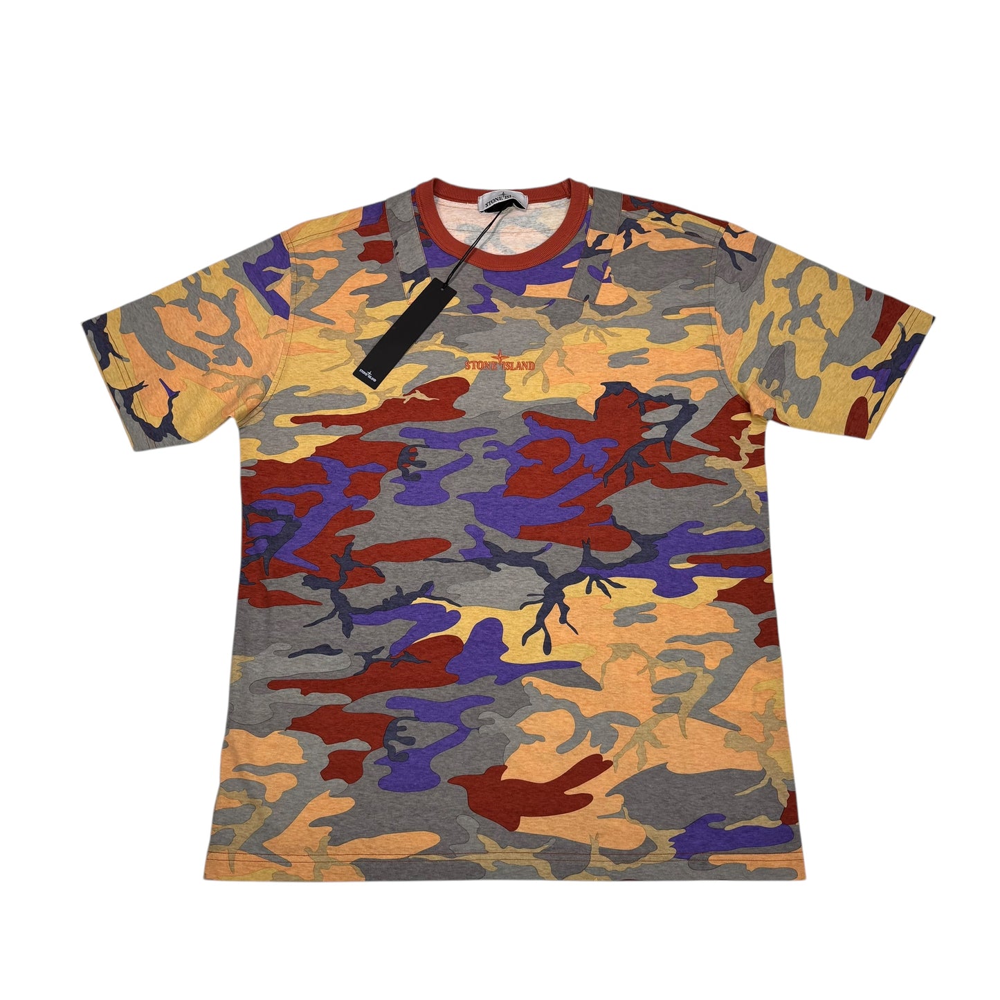 Stone island Heritage Camo Logo Embroidery Tshirt