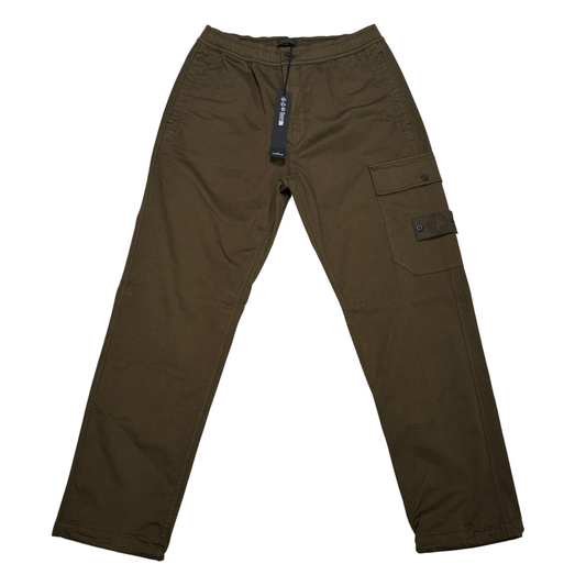 Stone Island Brown Ghost Green Trousers