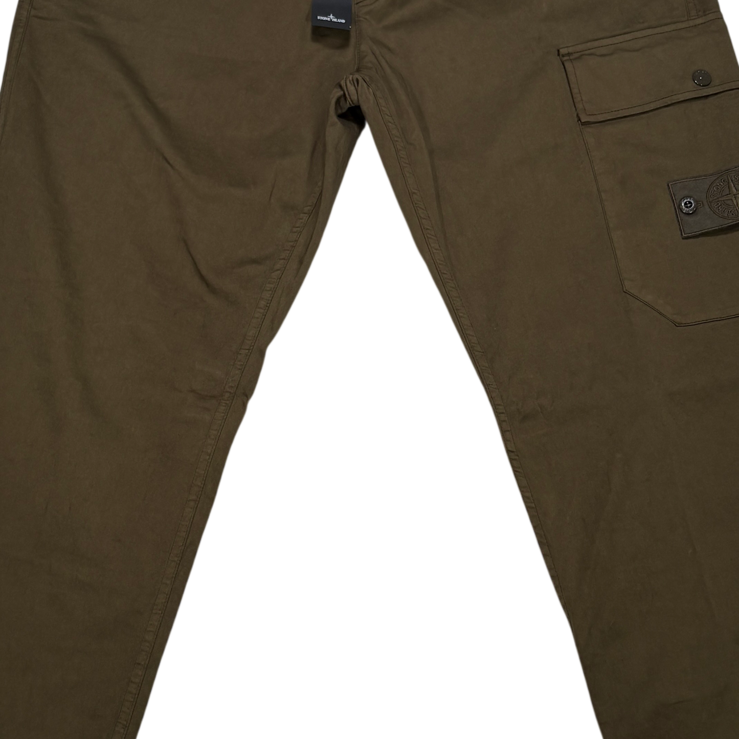 Stone Island Brown Ghost Green Trousers
