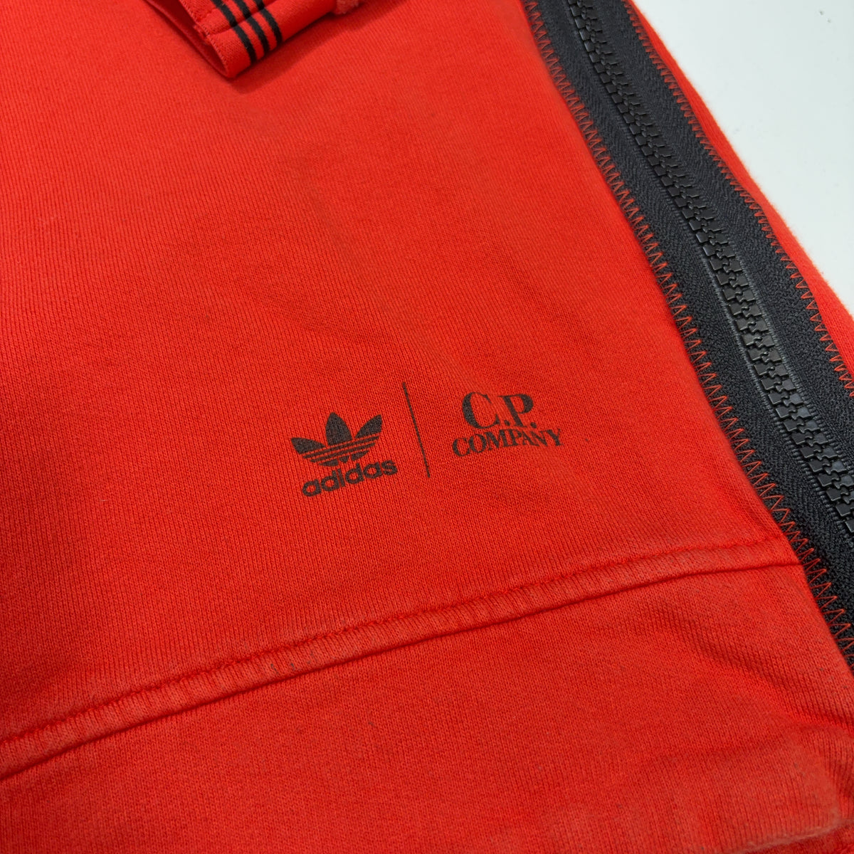adidas x CP Company Goggle Hoodie – Red
