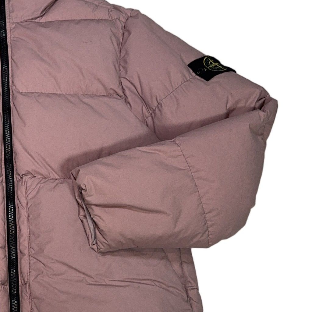 Stone Island Naslan Light Watro Down TC Hooded Puffer Jacket – Pink
