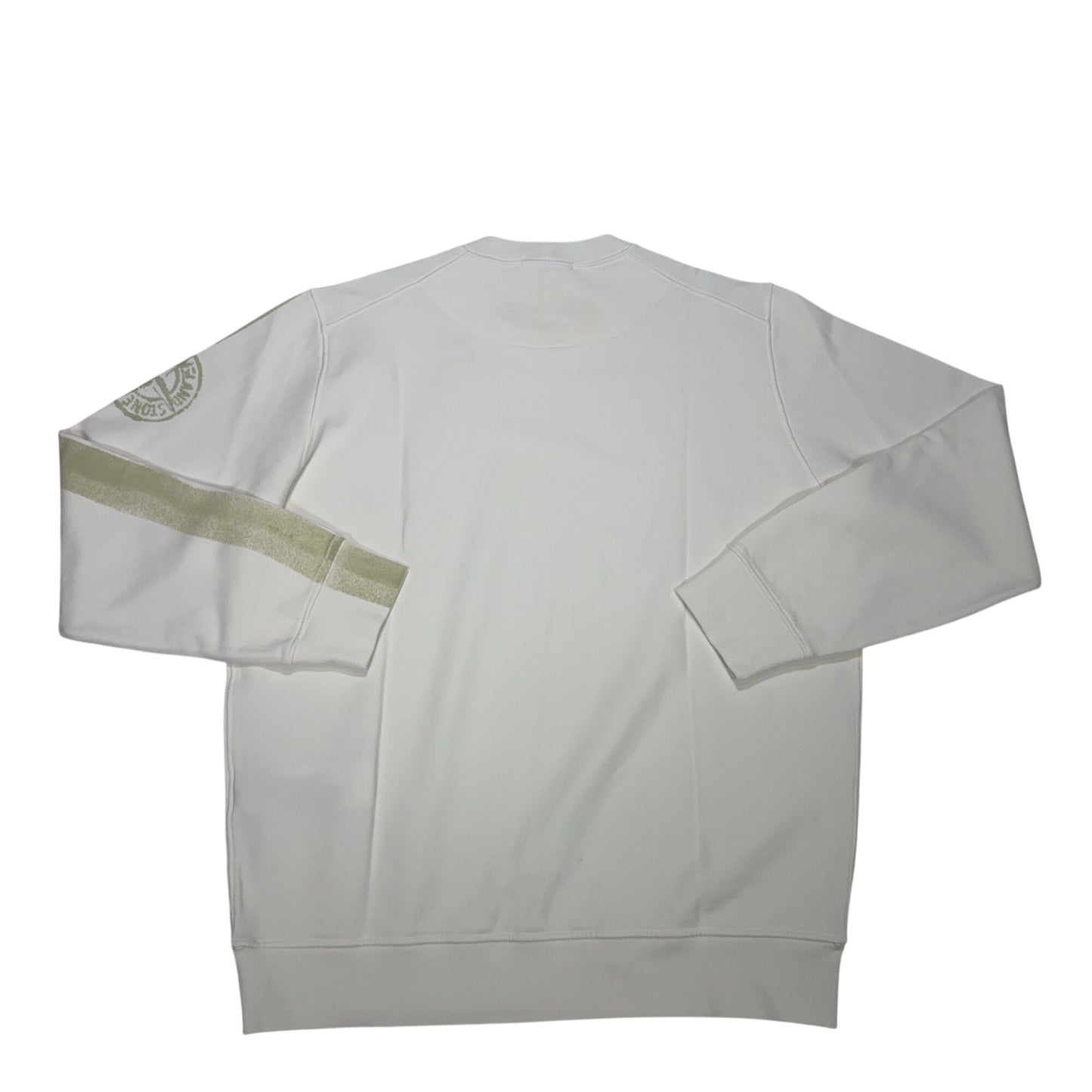 Stone Island Shoulder Graphic White Jumpers