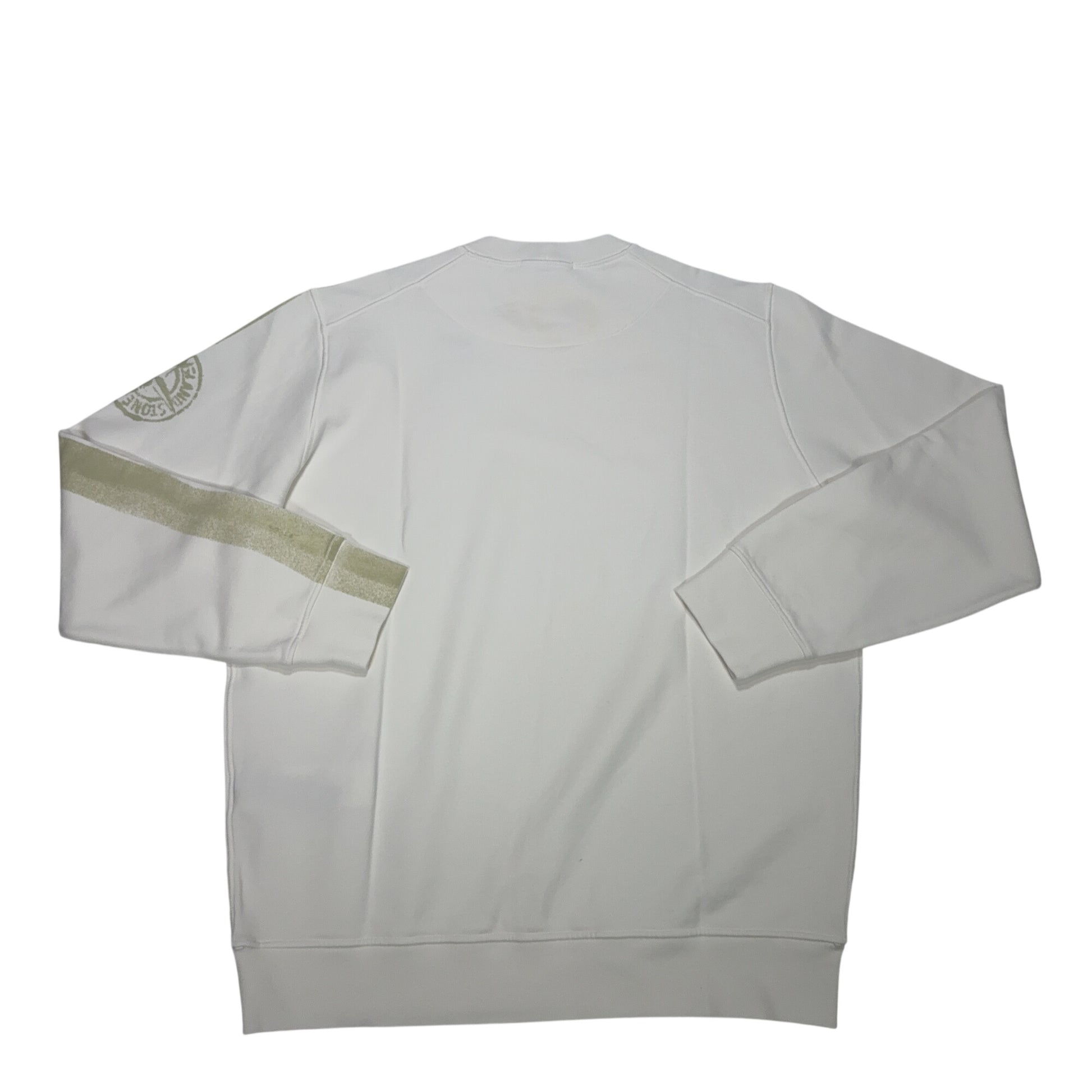 Stone Island Shoulder Graphic White Jumpers