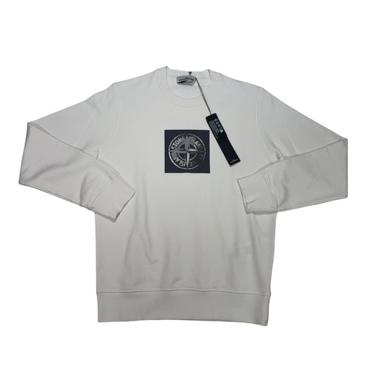 Stone Island Institutional White Jumpers