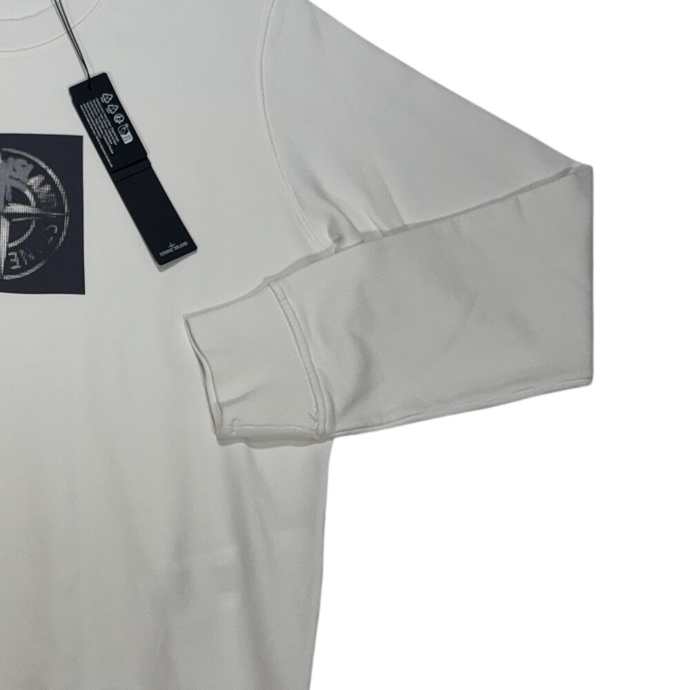 Stone Island Institutional White Jumpers