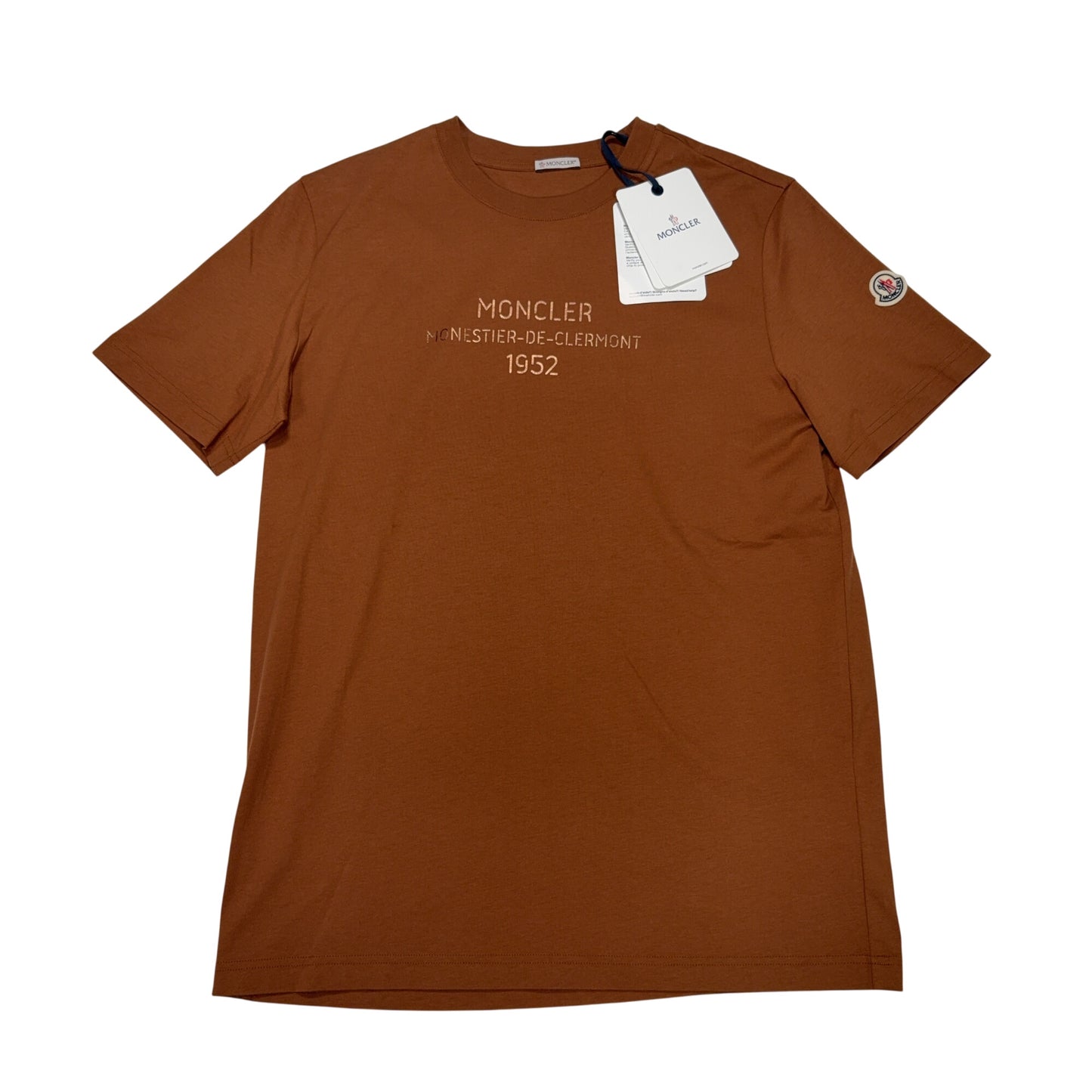 Moncler Front/Back Graphic Brown T-shirt