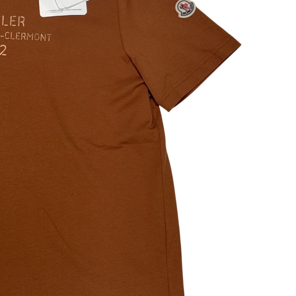 Moncler Front/Back Graphic Brown T-shirt