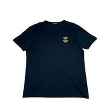 Load image into Gallery viewer, Dolce &amp; Gabbana Black Bee+Crown Embroidery TShirt
