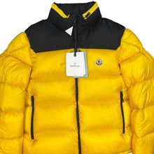 Load image into Gallery viewer, Moncler Yellow With Hidden Hood Puffer Coat
