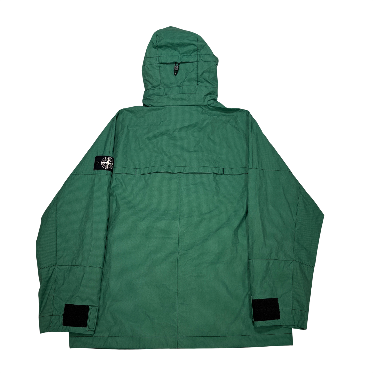 Stone Island Metal Lamina Ripstop Heat Reactive Green Hooded Jacket